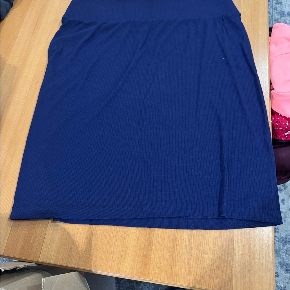Chic Navy Women's Pencil Skirt